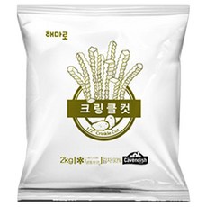 해마로 크링클컷 2kg 감자튀김 줄무늬 주름 감자, 1개