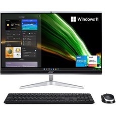 Acer Aspire C241650UA92 AIO 데스크톱 | 23.8 풀 HD IPS 디스플레이 11세대 인텔 코어 i51135G7 Iris Xe 그래픽 8GB DDR4 51, i5-1135G7_23.8-inch | Desktop