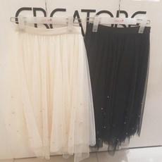 진주달린넥케이프레이스카라