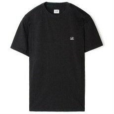 C.P 컴퍼니 22SS CP 고글후드 백프린팅 반팔티 블랙 12CMTS044A 12CMTS044A005100W999