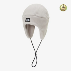 노스페이스 비니 남자 여자 모자 FLEE(리)CE EARMUFF BEANIE - WHITE_SAND