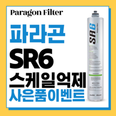 파라곤 SR6 정수 필터(스케일억제기능)