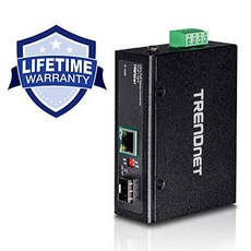 TRENDnet 강화 산업용 SFP to 기가비트 UPoE MediaConverter IP30 Rated Ho, 상세내용참조