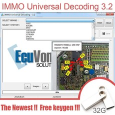 만능 무제한 크랙 IMMO 범용 디코딩 32 무료 Keygen OS 포함 Win XP 7 비트 64 비트에서 사용 불가 EcuVonix, 1)V3.2 CD and link