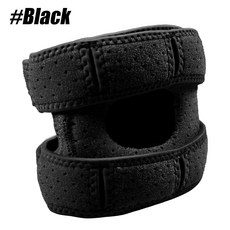 슬개골 무릎 보호대 조절식 네오프렌 반월상 연골 파열 관절 강화, 2.Black, B.L, 1개
