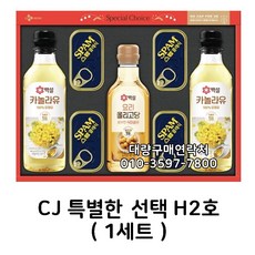 2024 명절 선물세트 CJ 특별한선택 h-2호, 1개