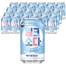 암바사 밀크소다, 345ml, 24개