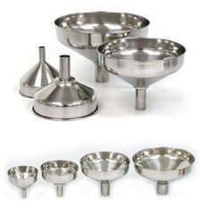 [오너클랜] SUS 304 스텐 기름 오일 깔대기 지름 15.8cm 4호, 상세 설명 참조, 1개