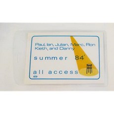 1984 Paul Simon Lopined Backstage는 모든 액세스 여름 84, 본상품
