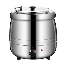 전기 습워머 죽통 챠핑디쉬 국통 스프 보온기 식당, 1개, 10L 스테인리스 201 내피