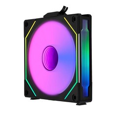 리안리 UNI Fan SL 인피니티 140 화이트/리버스 블레이드/싱글/컨트롤러 미포함 14RSLIN1W, SLIN120-R 리버스 싱글 팩 블랙