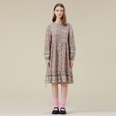  써스데이아일랜드 보더패턴 믹스 원피스 (T238MOP236W)  상품 이미지