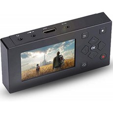 [독일직송] 오디오 비디오 캡처 레코딩 플레이어 휴대용 USB / TF 3'TFT 화면 AV 레코더 컨버터 실시간, 단일옵션