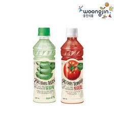 웅진식품 자연은 토마토/알로에 340ml 12펫, 12개