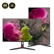 크로스오버 32UU2 IPS 4K TYPE-C 멀티스탠드 (일반) 32인치 모니터- 맥북 노트북 연결 OK