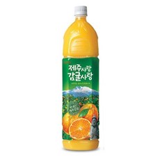 롯데 업소용 선물 코스트코 홈 카페 감 귤 착 즙 주스 쥬스 제주 감귤사랑 12개, 1.5L
