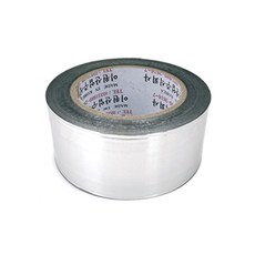 보일러배관 닥트 연통 은박 알루미늄테이프 50mm 100M 이형지(무), 1개