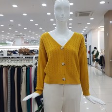 더아이잗 꽈배기패턴 숏가디건(IK2N1CD93-650)