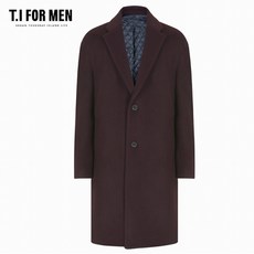 티아이포맨 (T.I FOR MEN) 캐시미어 세미오버 싱글코트(M188MCT902M)_Y8U5