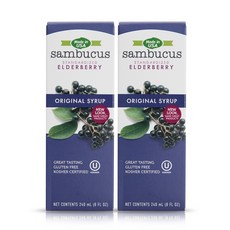 삼부커스 오리지널 엘더베리 시럽, 240ml, 2개
