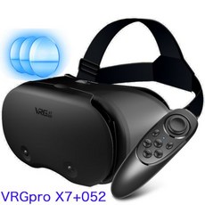 가상 현실 3D VR 헤드셋 스마트 안경 헬멧 스마트폰용 휴대폰 7 인치 렌즈 쌍안경 컨트롤러 포함, 03 VRGPRO X7 and 052_01 CHINA - 가상현실