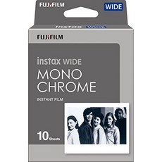 Fujifilm Instax Wide Monochrome Film, 본문참고, Size = 1 Box (10 Prints)