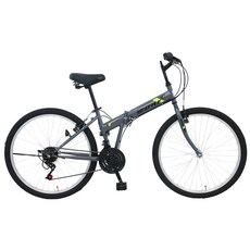 [삼천리자전거/하운드] 시애틀F26 접이식 자전거 시애틀 F 21단 26인치 155cm 이상 생활용 C.MTB 컴포트 MTB, 미조립박스, 다크실버