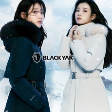 블랙야크 아이유 롱패딩 구스다운 폭스퍼 벨트패딩 겨울 등산복 여성 히마 WSP 다운자켓