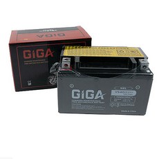 기가(GIGA) 배터리 VS40 12V 7Ah 제트14 엑시브(EXIV) 비버 시티 배터리, 미충전, 1개