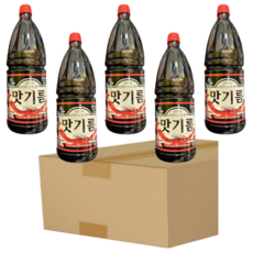 미담채 고추맛기름 1.8L 반박스 고추기름 고추씨기름, 5개