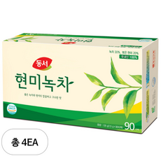 동서 현미녹차 티백, 1.5g, 90개입, 4개