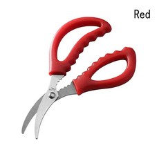 새우 껍질 벗기기 해물 가위 조개 주방, 1.red, 1개