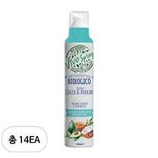 만토바 비보 유기농 아보카도 코코넛 오일스프레이, 150ml, 14개