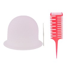 STK살롱 3 방향 하이라이트 빗 머리 염색 티핑 캡 / 금속 후크, 1개