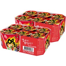 오뚜기 열라면 컵 62g, 12개 12개