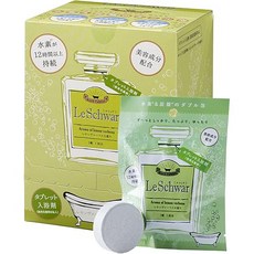 Naturath 내추럴스 루슈와 레몬 버베나향 6포들이 태블릿 타입 수소 탄산 미용 입욕제히알루론산콜라겐 함유 12시간 지속 보습 보온 온활 1 x 녹색, 1개