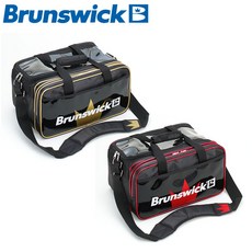 Brunswick 브런스윅 볼링가방 볼링 백 더블 유닛 BC48, 브런스윅_BC48_블랙 레드
