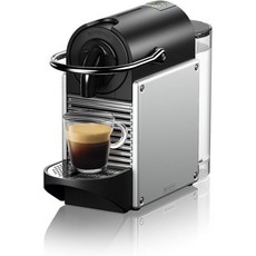 드롱기 De Longhi 픽시 EN124 네스프레소 캡슐 머신 실버, Mit Seitenpanels aus recycelte, 1개