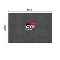 도요타 GR GAZOO RACING 야리스전용 산호 플리스 타올 두껍고 건조 천 차체 세척 자동차 액세서리, 1개