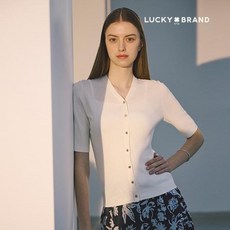 53. Lucky Brand 럭키브랜드 24SS 인견 니트 반팔 가디건 3종