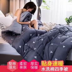 유니진컴퍼니 면 심천 두꺼운 보온 싱글 학생 기숙사 페어 에어컨 봄가을 풀패딩 10, 사랑의 보금자리