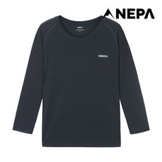 (백화점 정품) 네파 공식브랜드관 여성 텐셀 스판 여 동내의 상의 7H88007 794519, CHARCOAL_630, 00M