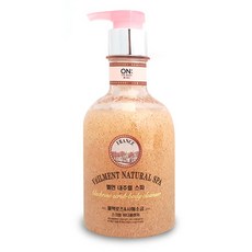 SHMALL LG 온더바디 벨먼 내추럴스파 바디스크럽 바디클렌저 블랙로즈앤사해소금 미네랄이 풍부한 이스라엘 사해소금과 가문비나무 식물유래 스크럽함유, 400ml, 10개