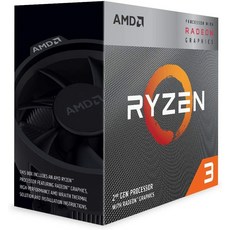 AMD YD3200C5FHBOX Ryzen 3 3200G 4코어 잠금 해제 데스크탑 프로세서