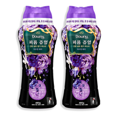 다우니 퍼퓸 쥬얼 섬유 향기 부스터 자수정 베리, 480g, 2개