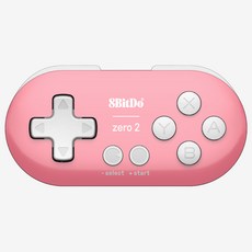 Zero2 닌텐도 블루투스 게임패드 조이패드 일러스트 컨트롤러, 1개, 핑크