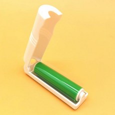 물건짱 반영구돌돌이 휴대용돌돌이 먼지제거기-녹색 테이프클리너, 1