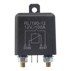 고전류 시동 릴레이 자동차 중전류 200A 100A 12V 24V 전원, 12V 100A, 1개