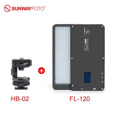 SUNWAYFOTO FL-120 썬웨이포토 휴대용 컴팩트 개인방송용 LED Fill Light 조명