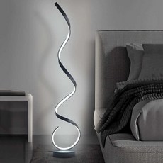 인테리어 장스탠드 북유럽 플로어 램프 거실 침실 무드등, 1개, 9. 검정-155CM-샤오미+리모컨